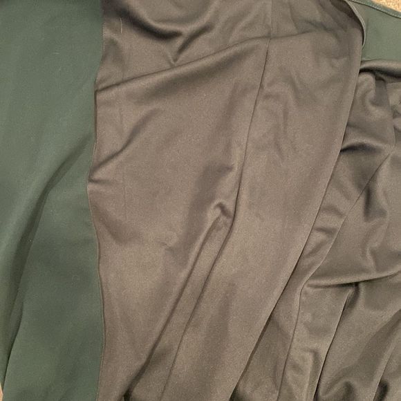 BHLDN sz 10 Seraphina Crepe Maxi gown in forest high neck open back detail - Picture 13 of 14